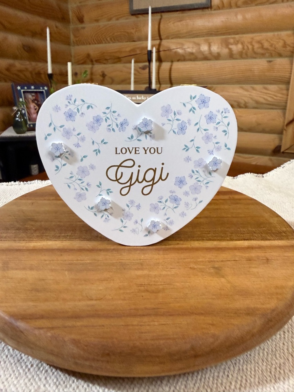 LOVE YOU GIGI Heart Box & Notes